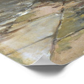 Regendag, Boston van Frederick Childe Hassam Poster (Hoek)