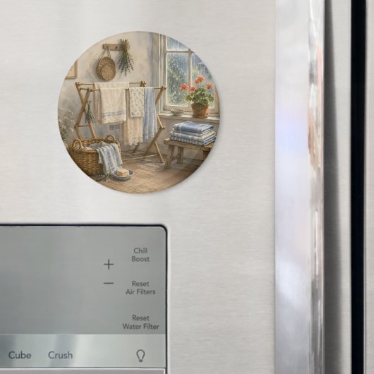 Regendag Cottage Waskamer Magneet (Insitu (Koelkast))