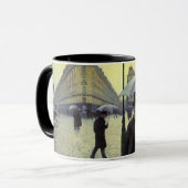 Regendag in Parijs door Gustave Caillebotte Mok (Voorkant links)