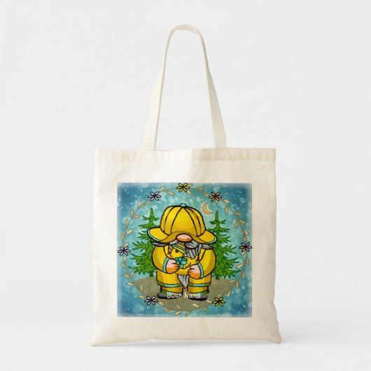 Regendag kabouter tote bag (Voorkant)