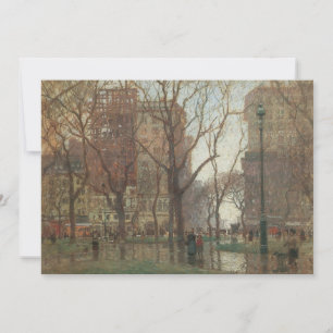 Regendag, Madison Square, New York, Paul Cornoyer