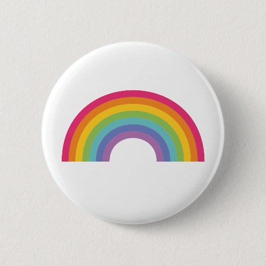 Regendag Regenboog Ronde Button 5,7 Cm (Voorkant)