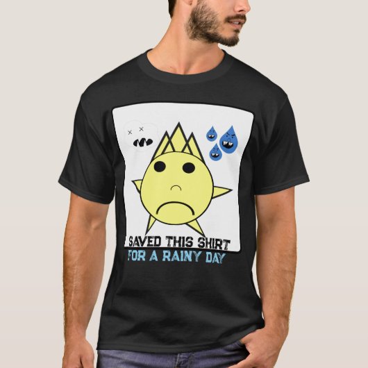 Regendag : Skullnskin Graphics  T-shirt (Voorkant)