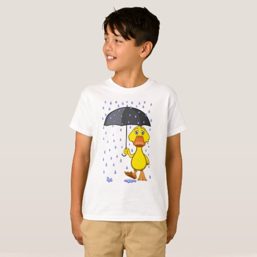 Regendag T-shirt (Voorkant volledig)
