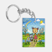 Regendagen Sleutelhanger (Voorkant Links)