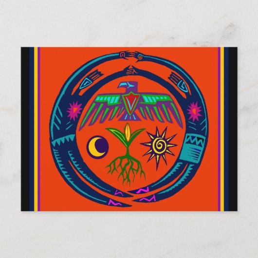 Regendans Briefkaart (Voorkant)