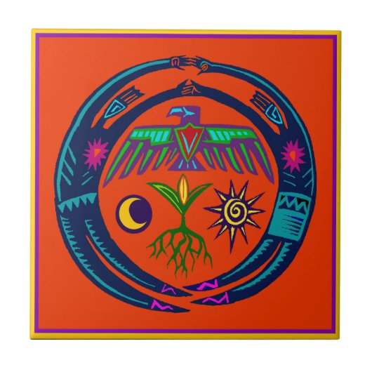 Regendans Tegeltje (Voorkant)