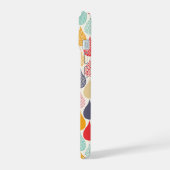 Regendroppel Pop Art Stippenpatroon iPhone 15 Case (Linkerkant)