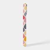 Regendroppel Pop Art Stippenpatroon iPhone 15 Case (Rechterkant)