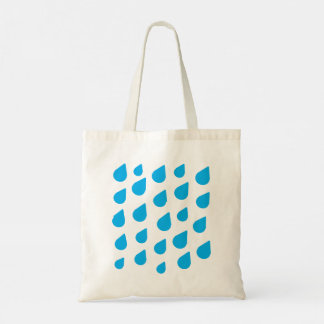 regendroppen boodschappentas tote bag
