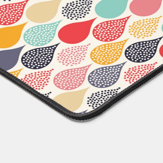 Regendruppel Pop Art Dot Pattern Bureaumat (Hoek)