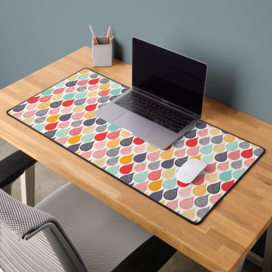 Regendruppel Pop Art Dot Pattern Bureaumat (Kantoor 2)