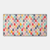 Regendruppel Pop Art Dot Pattern Bureaumat (Voorkant)