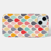 Regendruppel Pop Art Dot Pattern Case-Mate iPhone Case (Achterkant (horizontaal))