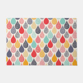 Regendruppel Pop Art Dot Pattern Deurmat (Voorkant)