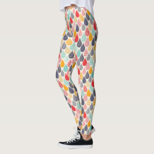 Regendruppel Pop Art Dot Pattern Leggings