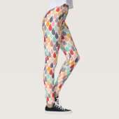 Regendruppel Pop Art Dot Pattern Leggings (Rechts)