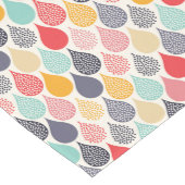 Regendruppel Pop Art Dot Pattern Medium Tafelloper (Hoek)