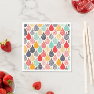 Regendruppel Pop Art Dot Pattern Servet