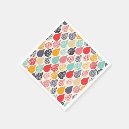 Regendruppel Pop Art Dot Pattern Servet (Hoek)