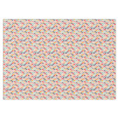 Regendruppel Pop Art Dot Pattern Tafelkleed (Voorkant (Horizontaal))
