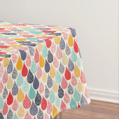 Regendruppel Pop Art Dot Pattern Tafelkleed (Voorbeeld)