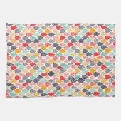 Regendruppel Pop Art Dot Pattern Theedoek (Horizontaal)