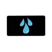 Regendruppellabels Etiket (Voorkant)