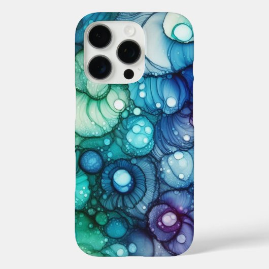 Regendruppels Alcohol Inkt Case-Mate iPhone Case (Achterkant)