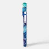 Regendruppels Alcohol Inkt Case-Mate iPhone Case (Achterkant / Links)