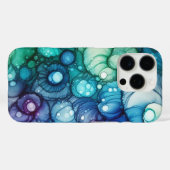 Regendruppels Alcohol Inkt Case-Mate iPhone Case (Achterkant (horizontaal))