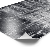 Regendruppels blijven vallen — foto afdruk (Hoek)