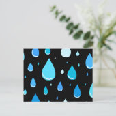 Regendruppels Briefkaart (Staand voorkant)