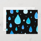 Regendruppels Briefkaart (Voorkant / Achterkant)