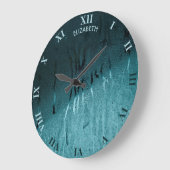 Regendruppels en mist op glazen nostalgische Herfs Grote Klok (Hoek)