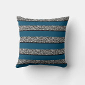 Regendruppels in strepen kussen (Achterkant)