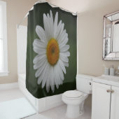 Regendruppels op Bloemblaadjes Douchegordijn (In situ)