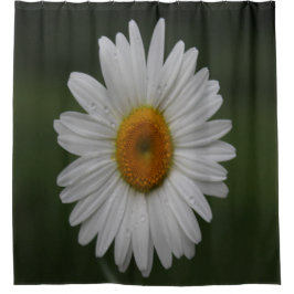 Regendruppels op Bloemblaadjes Douchegordijn