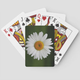 Regendruppels op Bloemblaadjes Pokerkaarten