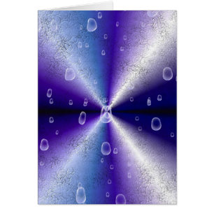 Regendruppels op de Paarse regenboog