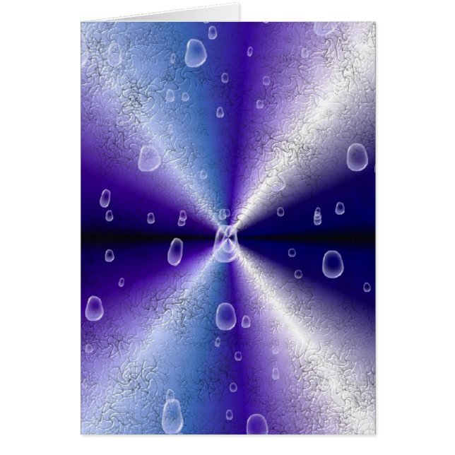 Regendruppels op de Paarse regenboog (Voorkant)