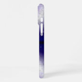 Regendruppels op de Paarse regenboog iPhone Hoesje (Linkerkant)