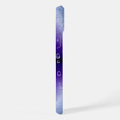 Regendruppels op de Paarse regenboog iPhone Hoesje (Rechterkant)