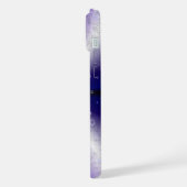 Regendruppels op de Paarse regenboog iPhone Hoesje (Linkerkant)