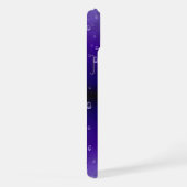 Regendruppels op de Paarse regenboog iPhone Hoesje (Rechterkant)