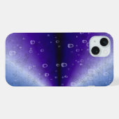 Regendruppels op de Paarse regenboog iPhone Hoesje (Achterkant horizontaal)