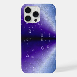 Regendruppels op de Paarse regenboog iPhone 15 Pro Max Case