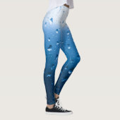 Regendruppels op een raam leggings (Rechts)