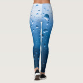 Regendruppels op een raam leggings (Achterkant)