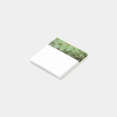 Regendruppels op groene bladeren Post-It-notities Post-it® Notes (Schuin)